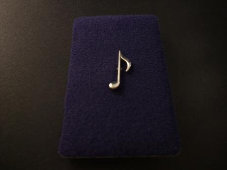 Muzieknoot 925 zilver, pin in origineel doosje (2)